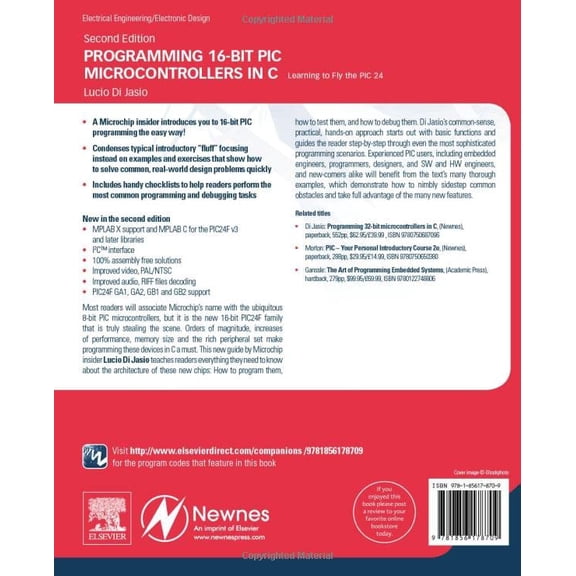 Pre-Owned Programming 16-Bit PIC Microcontrollers in C: Learning to Fly the PIC 24 (Paperback) 1856178706 9781856178709