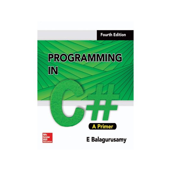 Programming In C#, 4Ed - BALAGURUSAMY
