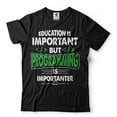 thumbnail image 1 of Programming Joke Funny Programming Tee Education Is Important But Programming Is Importanter Tee, 1 of 6