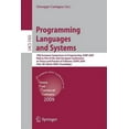 thumbnail image 1 of Programming Languages and Systems: 18th European Symposium on Programming, ESOP 2009, Held as Part of the Joint European, (Paperback), 1 of 1