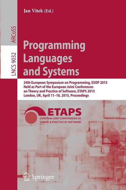 Programming Languages and Systems: 24th European Symposium on ...