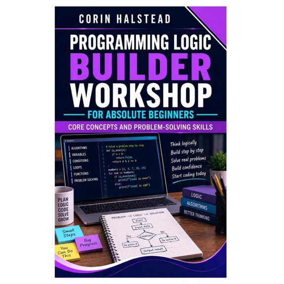 Programming Logic Builder Workshop for Absolute Beginners: Core Concepts and Problem-Solving Skills, (Paperback)