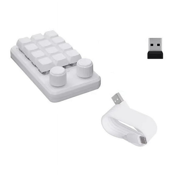 Programming Macro Custom Keyboard RGB Copy Paste Mini Game Mechanical Hotswap Macropad Bluetooth5.0+Wired+2.4G Wireless