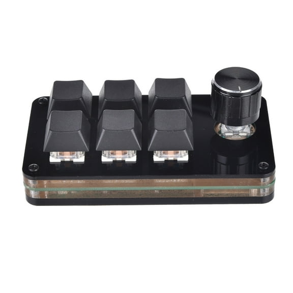 Programming Macro Customization Knob Keyboard 6 Keys Mini Button Gaming Keypad