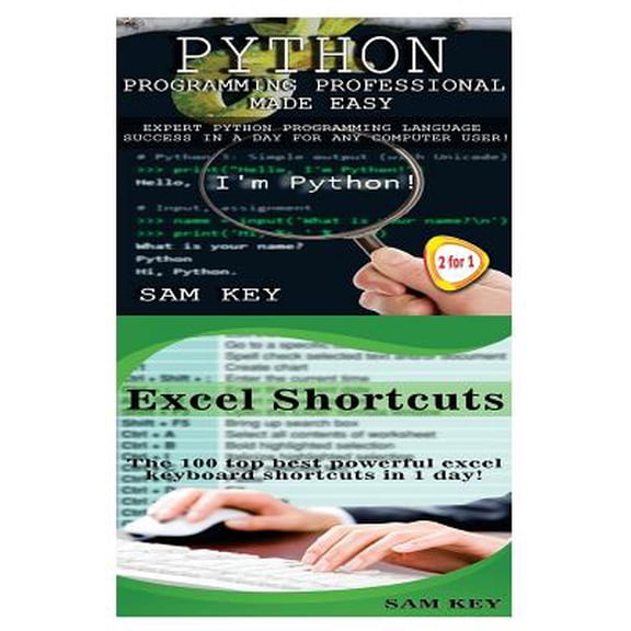 Pre-Owned Programming: Python Programming Professional Made Easy & Excel Shortcuts (Series #44) (Paperback)