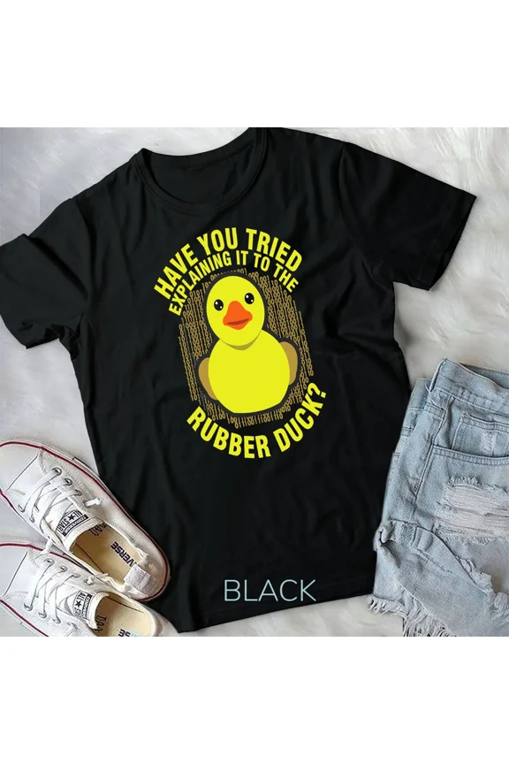 Programming Rubber Duck For Debug Debugger & Coder Unisex T-Shirt