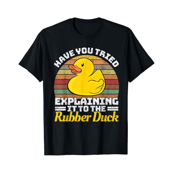 Programming Rubber Duck Software-Developer Debugging T-Shirt