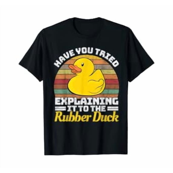 Programming Rubber Duck Software-Developer Debugging T-Shirt