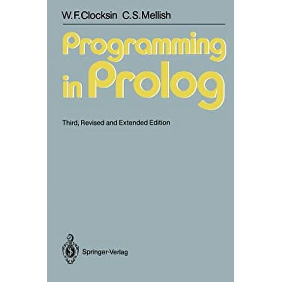 Pre-Owned Programming in Prolog (Paperback) 3540175393 9783540175391