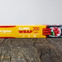 Progress ClingWrap Plastic Food Wrap - 200 Sq. Ft (With Built in slide cutter)
