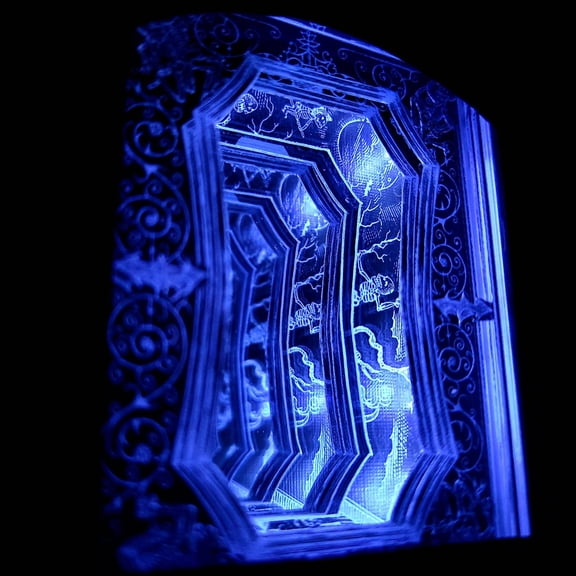 "Progress" Fulton October Infinity Cut Playing Cards with LEDsby 3Decks Designs