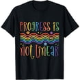 thumbnail image 1 of Progress Is Not Linear ABA Therapist SPED Teacher T-Shirt, 1 of 4
