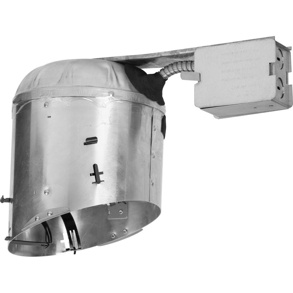 6" Gray Steel Recessed Slope Ceiling Remodel Housing