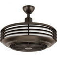 thumbnail image 1 of P2594-12930K-Progress Lighting-Sanford - Wide - Ceiling Fan - 1 Light - Handheld Remote - Damp Rated in Transitional style - 22.88 Inches wide by, 1 of 13