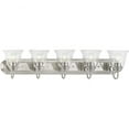 thumbnail image 1 of P300393-009-Progress Lighting-5 Light Bath Vanity In Traditional Style-8.37 Inches Tall and 8 Inches Wide-Brushed Nickel Finish, 1 of 4