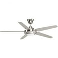thumbnail image 1 of P2539-0930K-Progress Lighting-AirPro Signature Plus II - Wide - Ceiling Fan - 1 Light - Handheld Remote in Modern style - 54 Inches wide by 15.25, 1 of 8