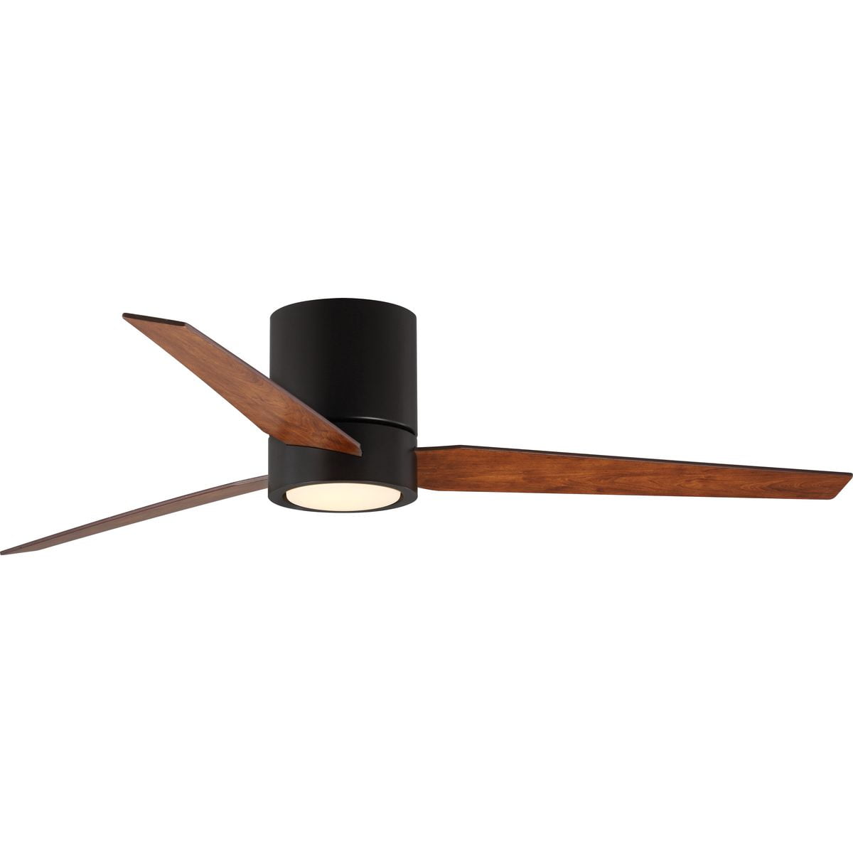 Braden 56'' Polished Chrome 3-Blade Hugger Ceiling Fan with LED Light
