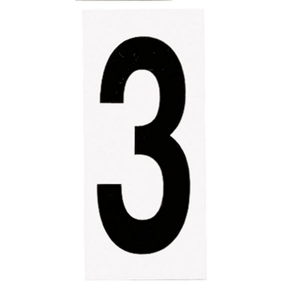 P5970-003-Progress Lighting-Address Light Numbers - Number 3 - 2.25 Inches wide by 5 Inches high