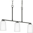 thumbnail image 1 of Progress Lighting - Adley - 3 Light Linear Chandelier In Contemporary Style-17, 1 of 20