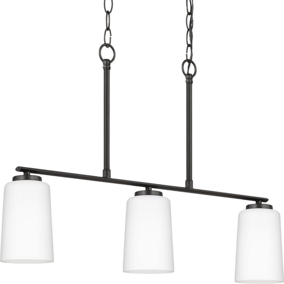 Progress Lighting - Adley - 3 Light Linear Chandelier In Contemporary Style-17