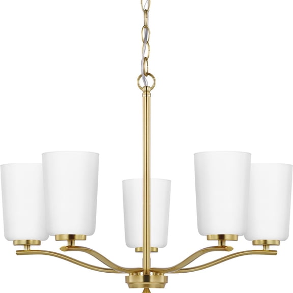 Progress Lighting - Adley - 5 Light Linear Chandelier In Contemporary