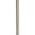 thumbnail image 1 of Progress Lighting, Airpro, 1, Ceiling Fan Downrod, Antique Nickel, Steel, Satin White Shade, 1 of 4