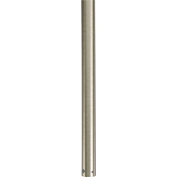 Progress Lighting, Airpro, 1, Ceiling Fan Downrod, Antique Nickel, Steel, Satin White Shade