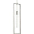 thumbnail image 1 of P500444-009-Progress Lighting-Boundary - 1 Light Pendant In Modern Style-24.37 Inches Tall and 6 Inches Wide-Brushed Nickel Finish, 1 of 2