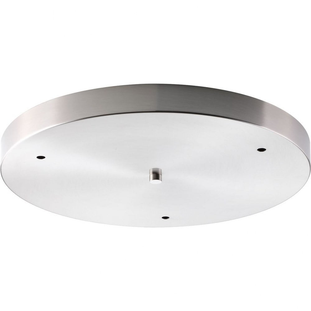 Brushed Nickel Round LED Pendant Canopy
