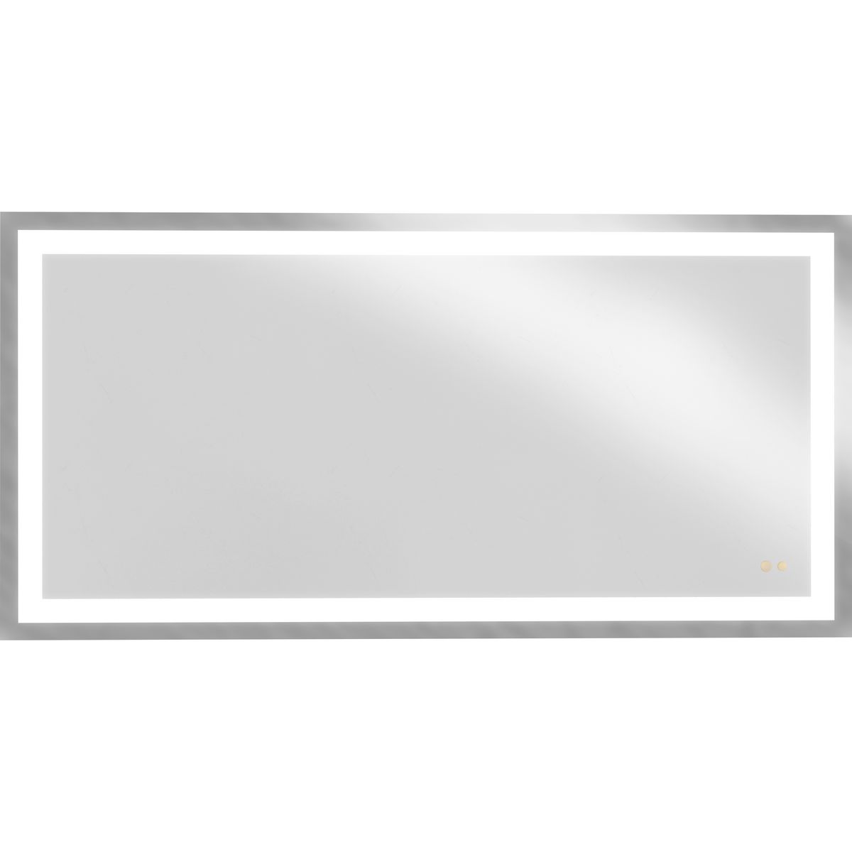 P300493-030-CS-Progress Lighting-Captarent - 110 1 LED Rectangular Mirror In Contemporary Style-36 Inches Tall and 2.19 Inches Wide