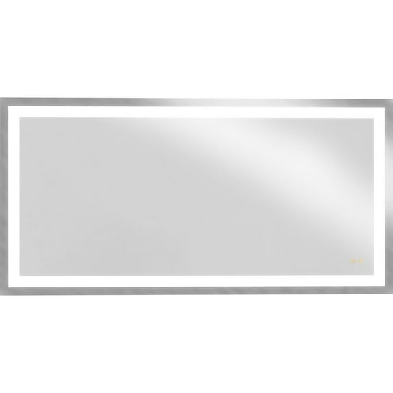 P300493-030-CS-Progress Lighting-Captarent - 110 1 LED Rectangular Mirror In Contemporary Style-36 Inches Tall and 2.19 Inches Wide