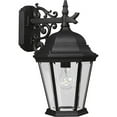 thumbnail image 1 of Progress Lighting Welbourne 1-Light Outdoor Wall Lantern, Textured Black, Clear Beveled Glass, Aluminum, 1 of 2