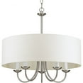 thumbnail image 1 of Progress Lighting - Five Light Chandelier - Drum Shade 5-Light Chandelier in, 1 of 7