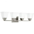 thumbnail image 1 of P300161-009-Progress Lighting-Clifton Heights - 4 Light in Modern Craftsman and Farmhouse style - 31.88 Inches wide by 8.38 Inches high-Brushed Nickel, 1 of 5