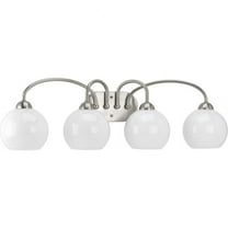 Progress Lighting - Four Light Bath - Carisa - 4 Light in Mid-Century Modern