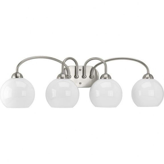 Progress Lighting - Four Light Bath - Carisa - 4 Light in Mid-Century Modern