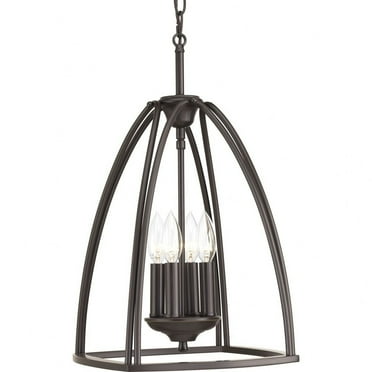 P3786-20-Progress Lighting-Tally - 4 Light in Farmhouse style - 11.88 Inches wide by 19.25 Inches high-Antique Bronze Finish    -Traditional