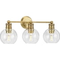 thumbnail image 1 of Progress Lighting Hansford 3-Light Vintage Brass Bath Vanity, 1 of 7
