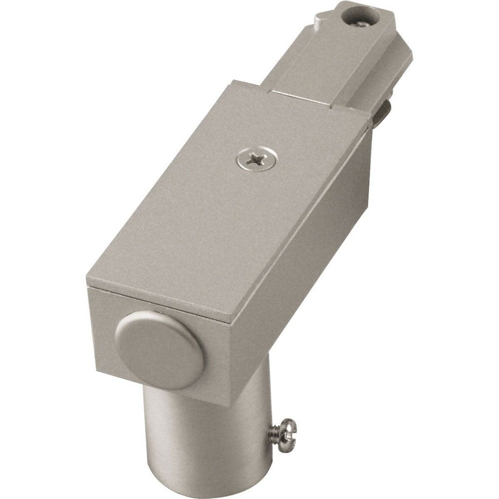 Progress Lighting High-Brushed Nickel Top and End Power Feed