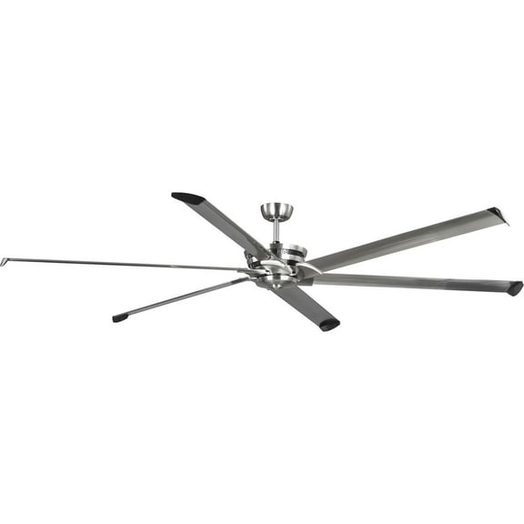 Progress Lighting Huff 96 Huff 96" 6 Blade Indoor Ceiling Fan - Nickel