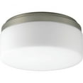 thumbnail image 1 of Progress Lighting Maier 1-Light LED Flush Mount, Brushed Nickel, Etched White Opal Acrylic, 1 of 3