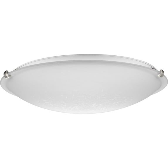 Progress Lighting - Linen Dome - 60W 4 LED Flush Mount In Transitional