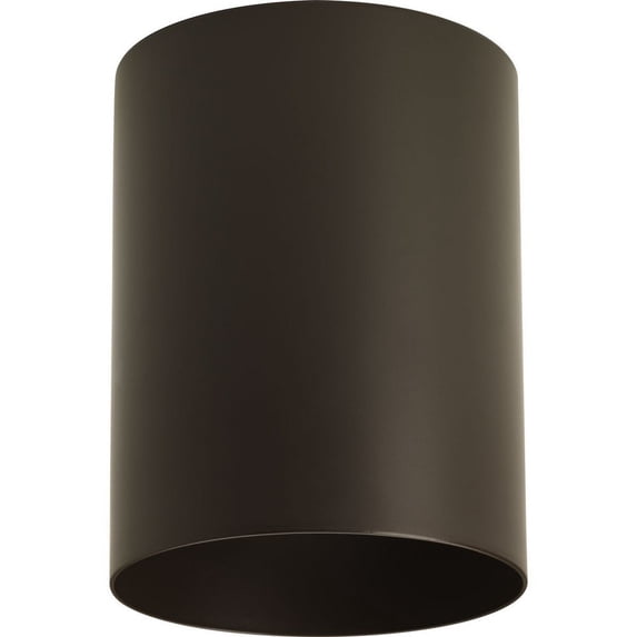 5" Bronze Outdoor Ceiling Mount Cylinder
