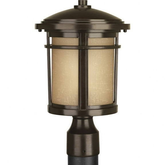 Progress Lighting - One Light Post Lantern - Wish LED - Outdoor Light - 1 Light