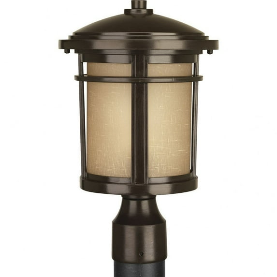 Progress Lighting - One Light Post Lantern - Wish LED - Outdoor Light - 1 Light