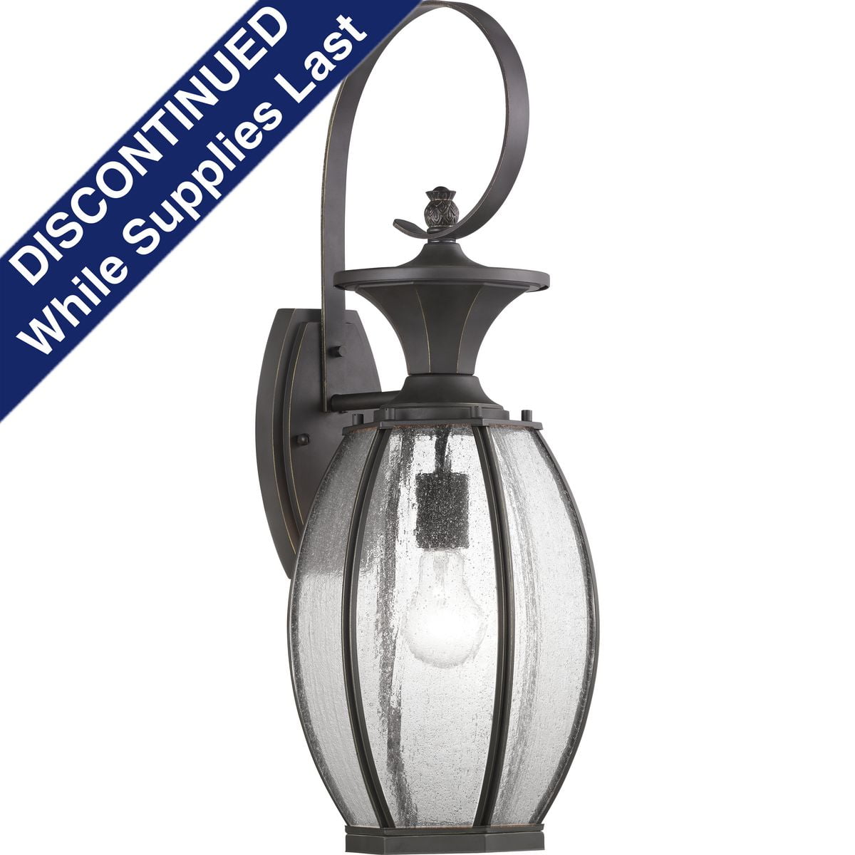 Antique Bronze Direct Wired Lantern Sconce with Clear Glass