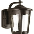 thumbnail image 1 of Progress Lighting East Haven 1-Light LED Outdoor Wall Lantern, Antique Bronze, Seeded Glass Shade, 1 of 3