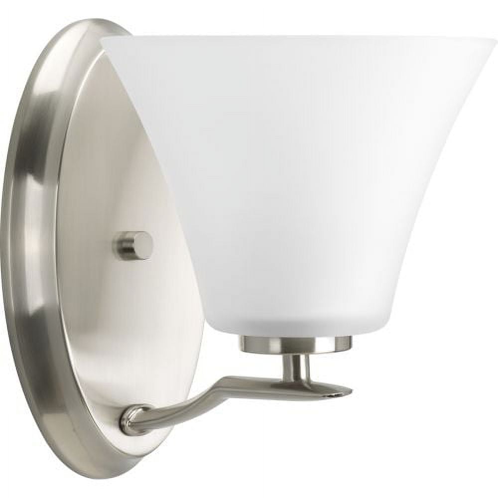 Progress Lighting P2004-09 1 Light 7.25" Wide Bath Vanity Fixture with Fluted Et