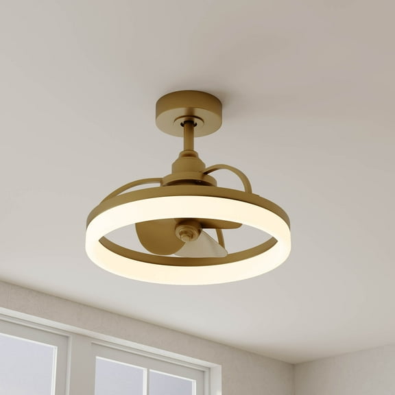 Progress Lighting P250115-30 Shear 20" 3 Blade Indoor Led Ceiling Fan - Bronze