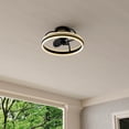 thumbnail image 1 of Progress Lighting P250116-30 Burnett 21" 3 Blade Indoor Led Ceiling Fan - Black, 1 of 15